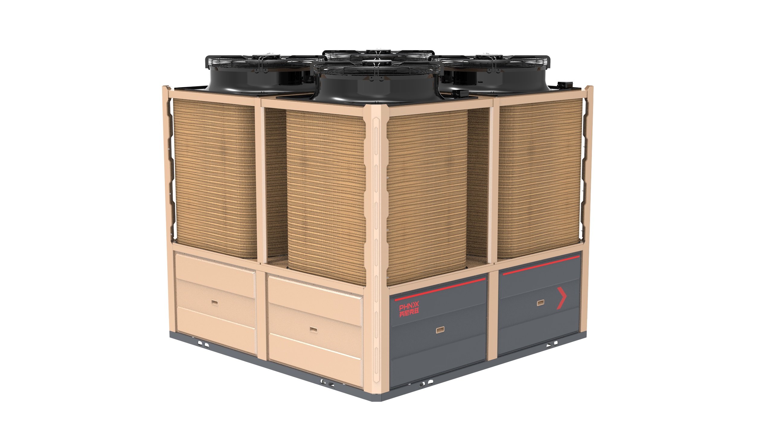 雙螺桿壓縮式四管制空氣源熱泵機組 