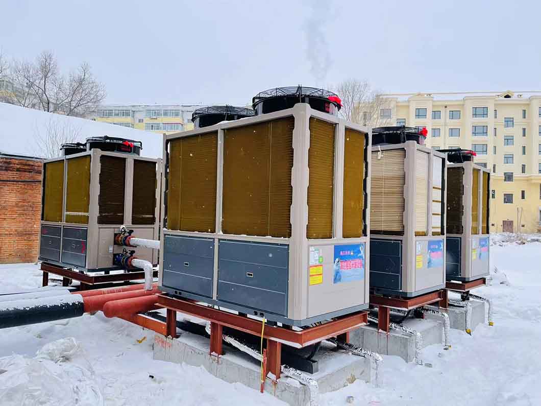 案例分享｜芬尼克茲空氣源熱泵為黑龍江佳木斯6萬平小區進行冷暖改造 