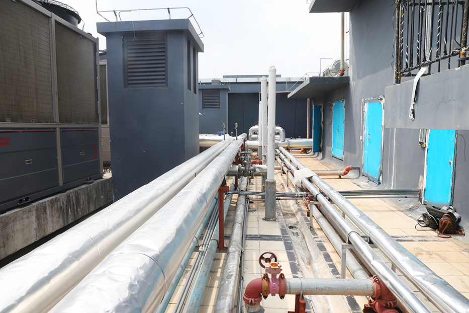 澡堂大池水加熱系統 