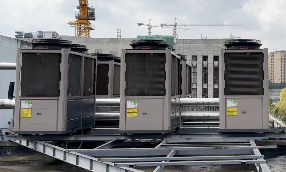 樣板典范_空氣能變頻模塊機組助力綠色校園 