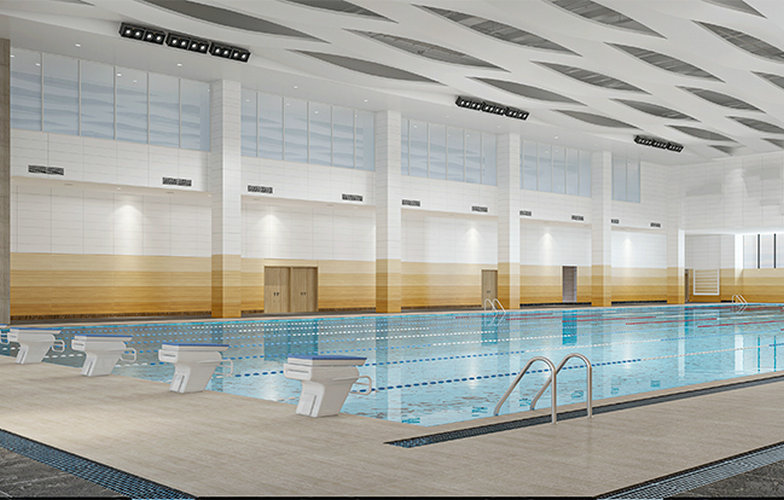 芬尼克茲空氣能再樹湖南高校泳池恒溫除濕樣板工程 