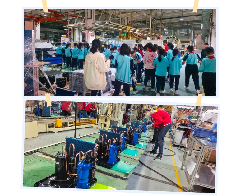 參觀芬尼生產車間