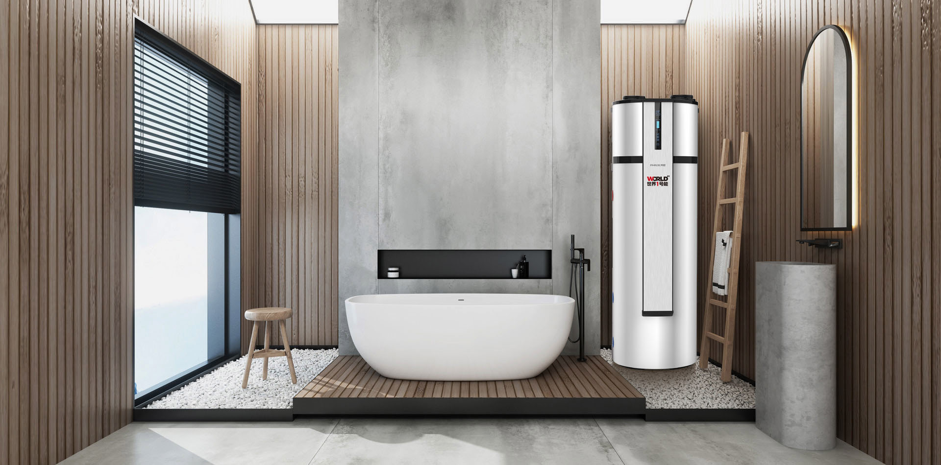 空氣能熱水器_豪華型